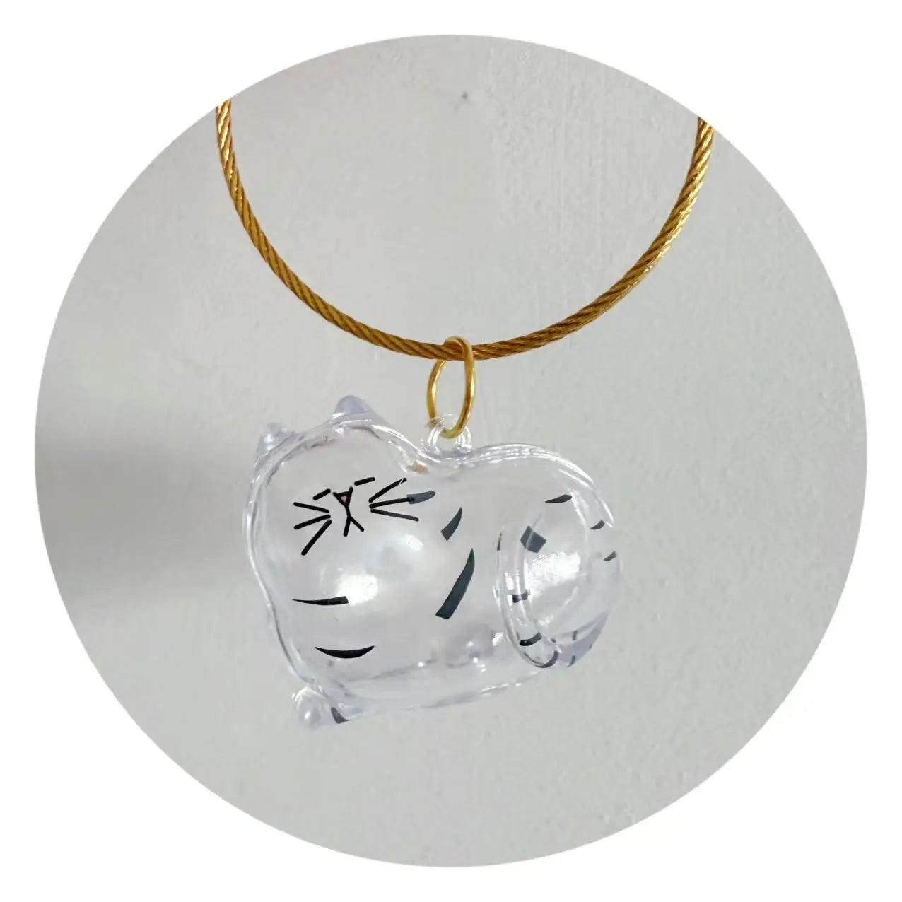 Pet Hair Memorial Resin Keychain Pendant