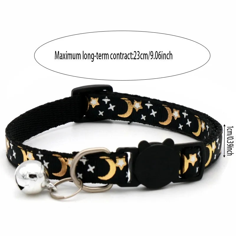 Colorful Safety Pet Collar With Bell