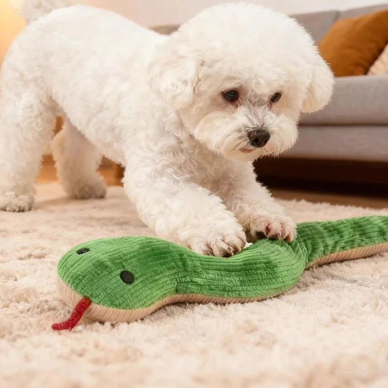 Interactive Plush Snake Kicker Toy