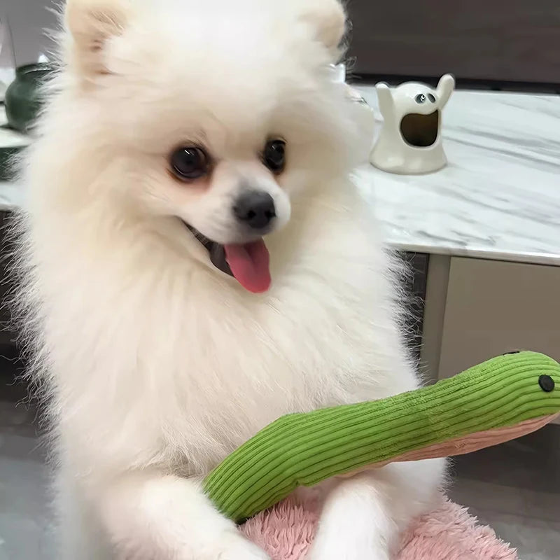 Interactive Plush Snake Kicker Toy