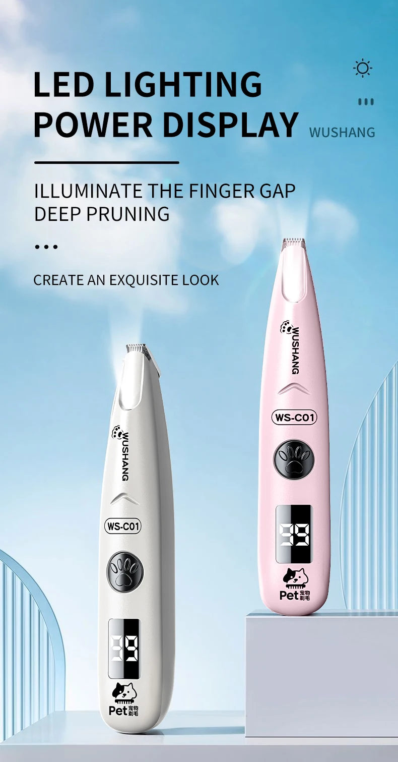 Waterproof LED Pet Paw & Detail Trimmer