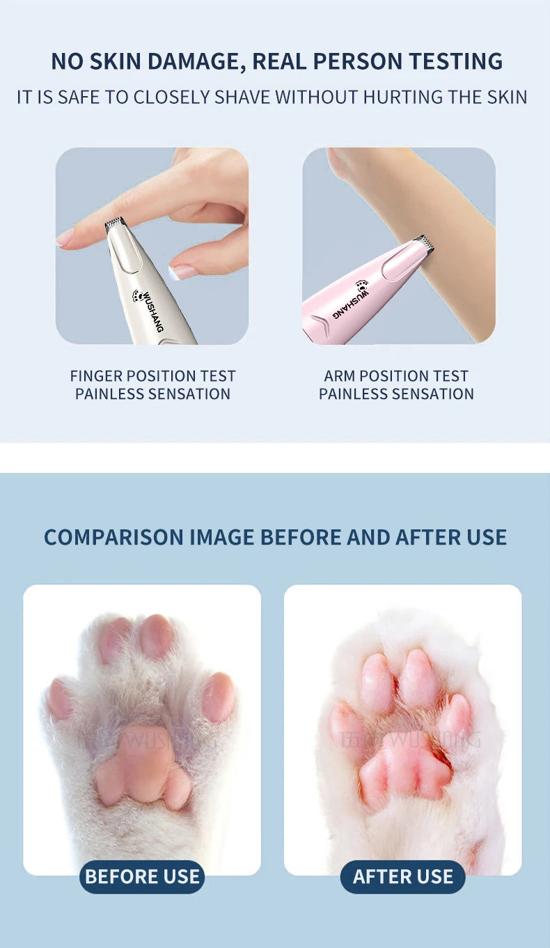 Waterproof LED Pet Paw & Detail Trimmer