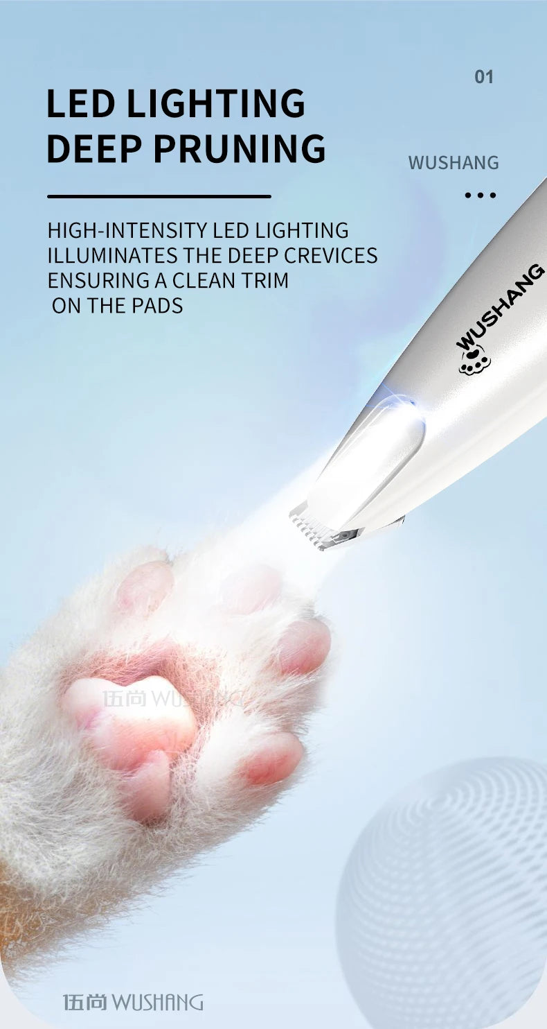 Waterproof LED Pet Paw & Detail Trimmer