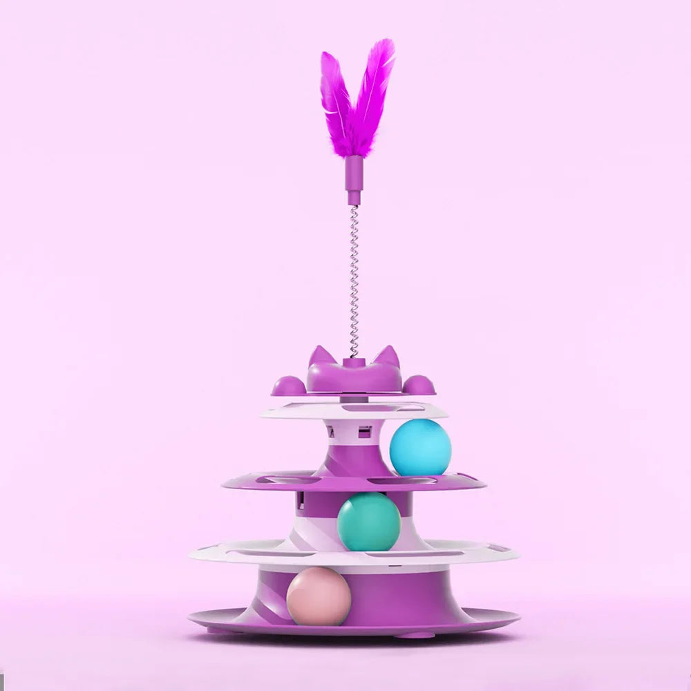 Interactive Cat Turntable Toy