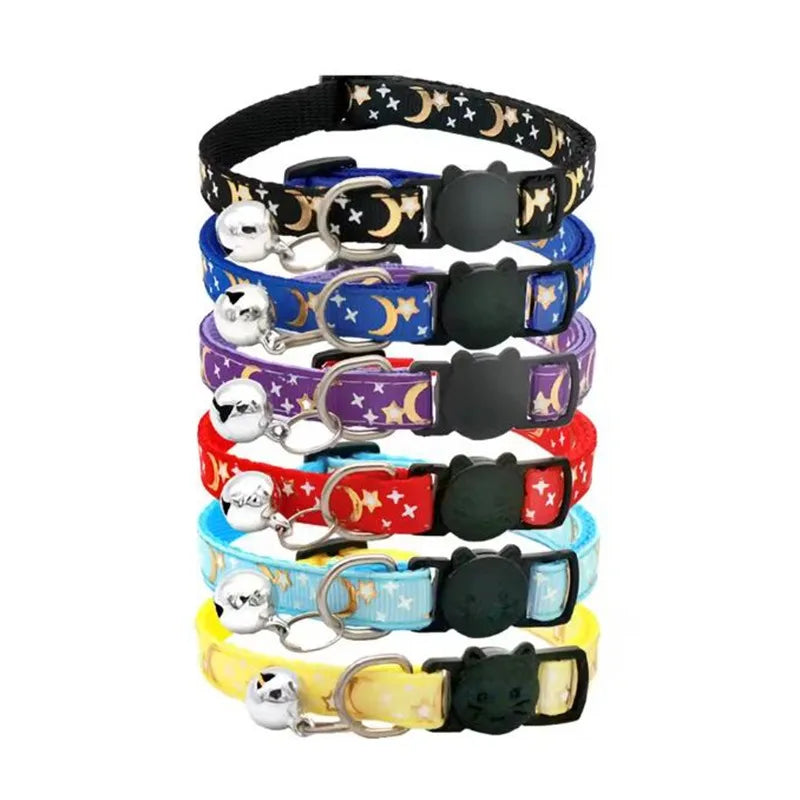 Colorful Safety Pet Collar With Bell