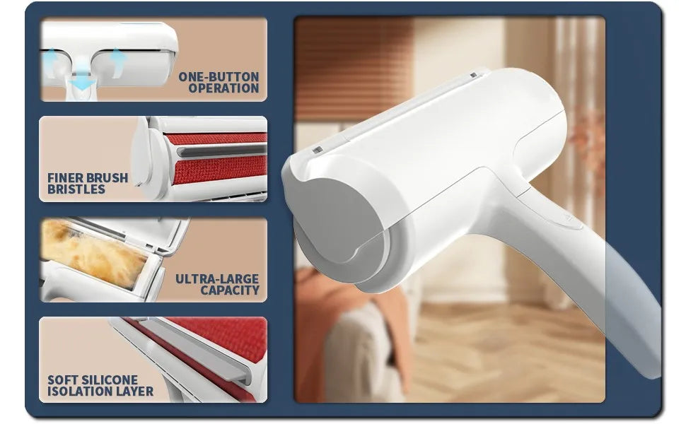 Self-Cleaning Pet Fur & Lint Remover