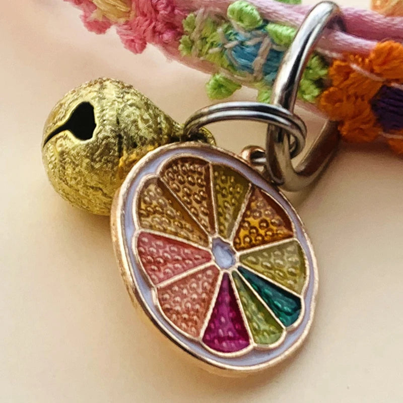 Colorful Safety Pet Collar With Bell