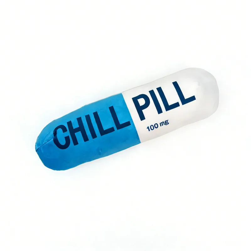 Durable Plush Capsule Chew Toy