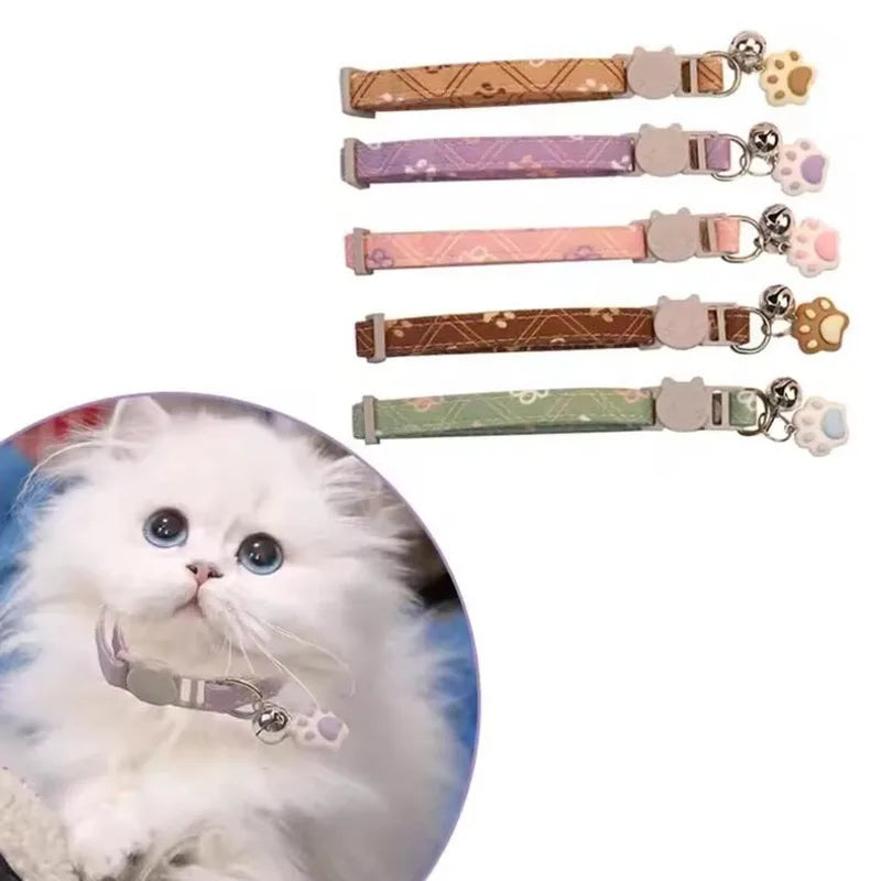 Colorful Safety Pet Collar With Bell