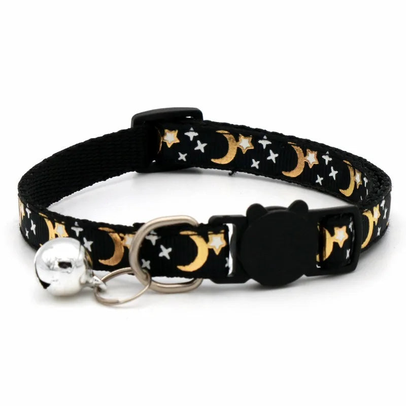 Colorful Safety Pet Collar With Bell