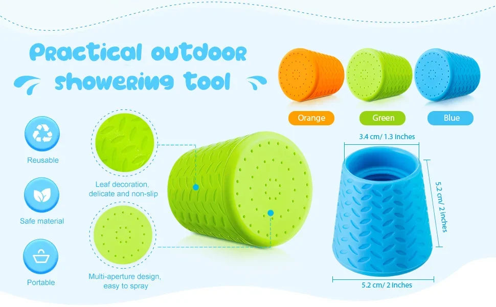 Portable Silicone Pet Shower Attachment