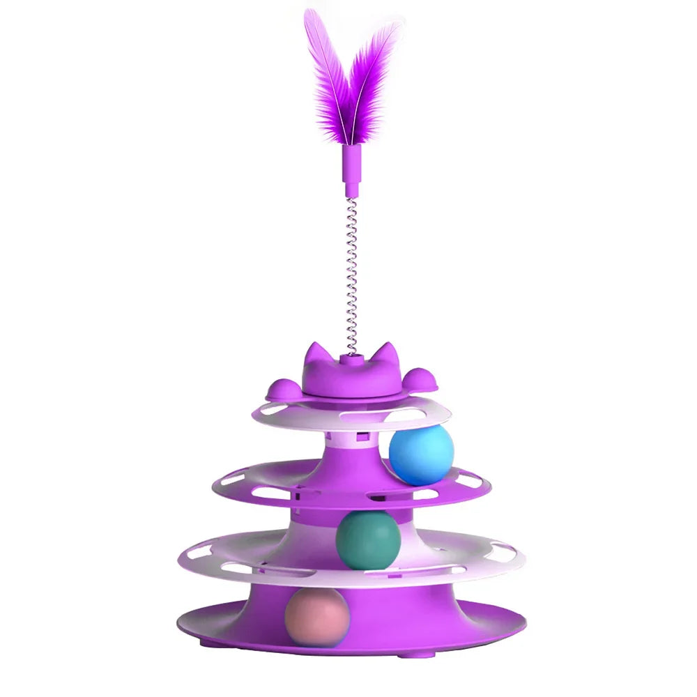 Interactive Cat Turntable Toy