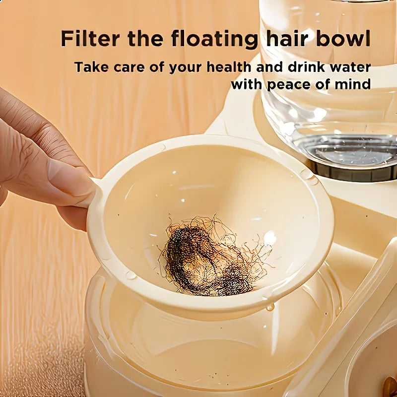 2-in-1 Automatic Pet Feeder & Water Dispenser