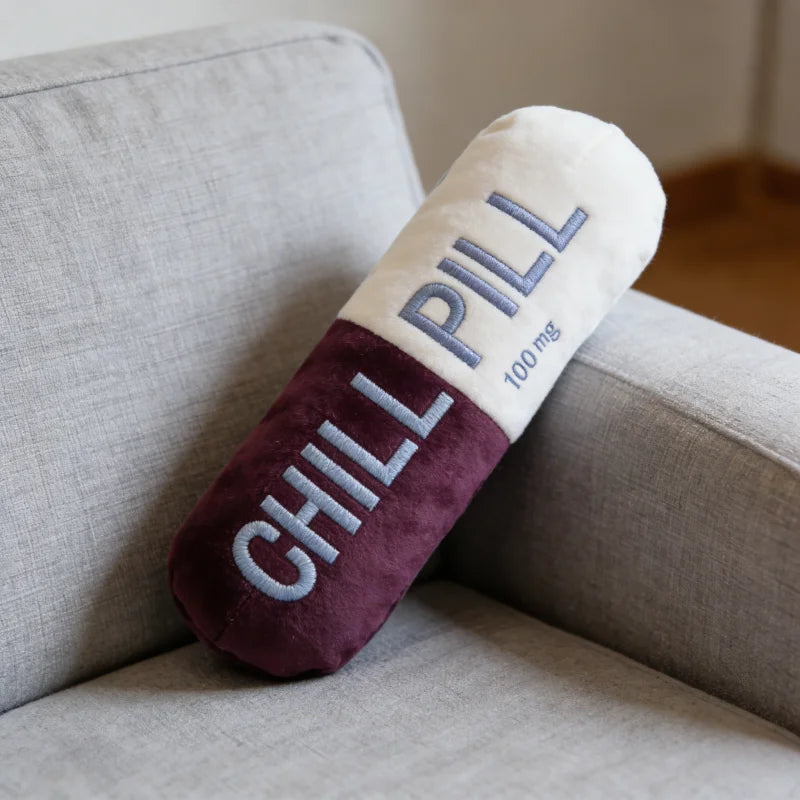 Durable Plush Capsule Chew Toy