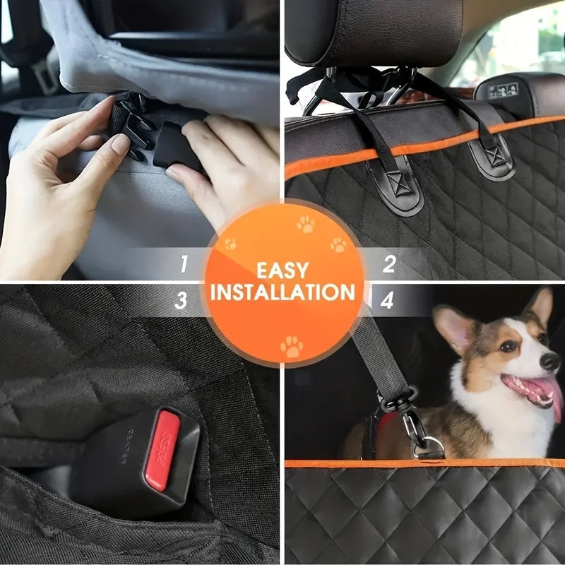 Heavy-Duty Waterproof Pet Car Seat Protector