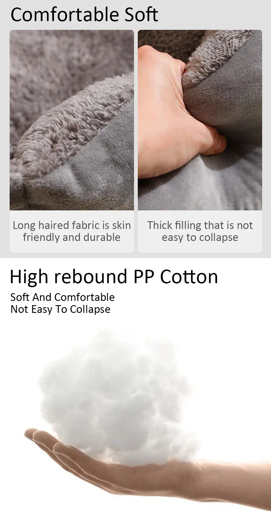 Cozy Plush Orthopedic Pet Cushion Bed