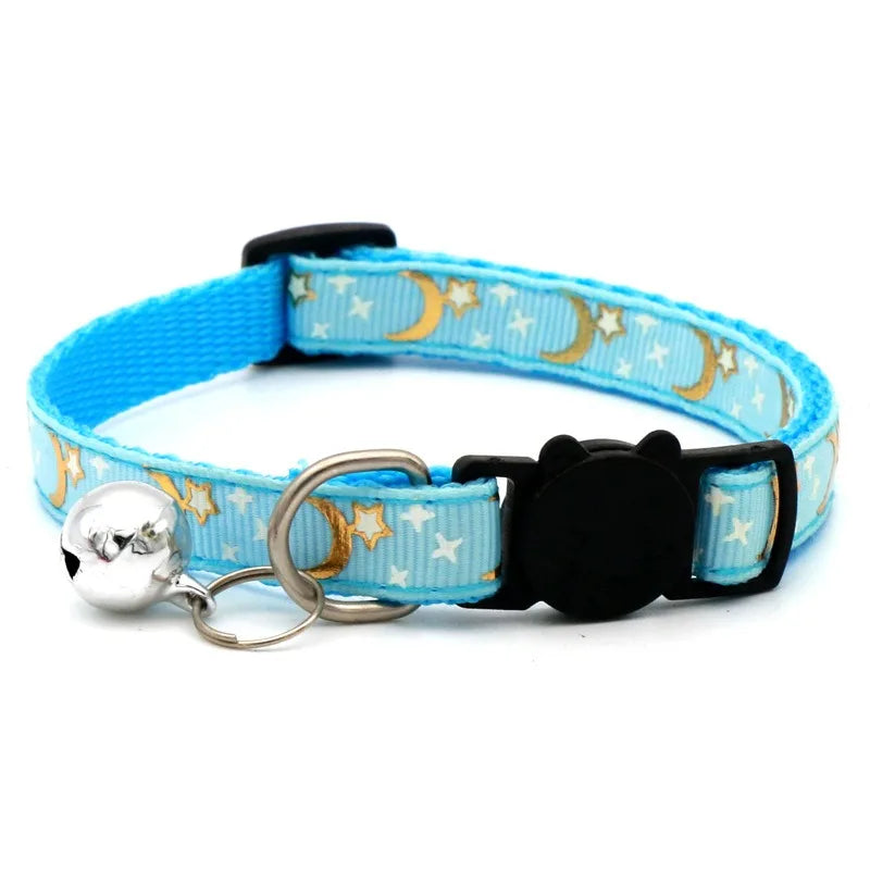 Colorful Safety Pet Collar With Bell