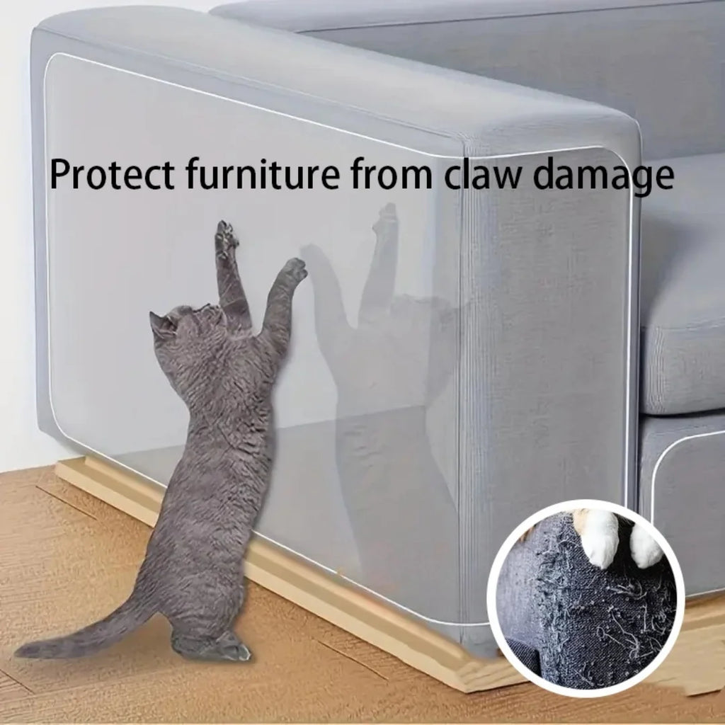 1pc 3/2m Transparent Accessories for Cats Furniture Protection Cover Anti-scratch Cats Sofa Self-adhesive Cat Supplies Pet