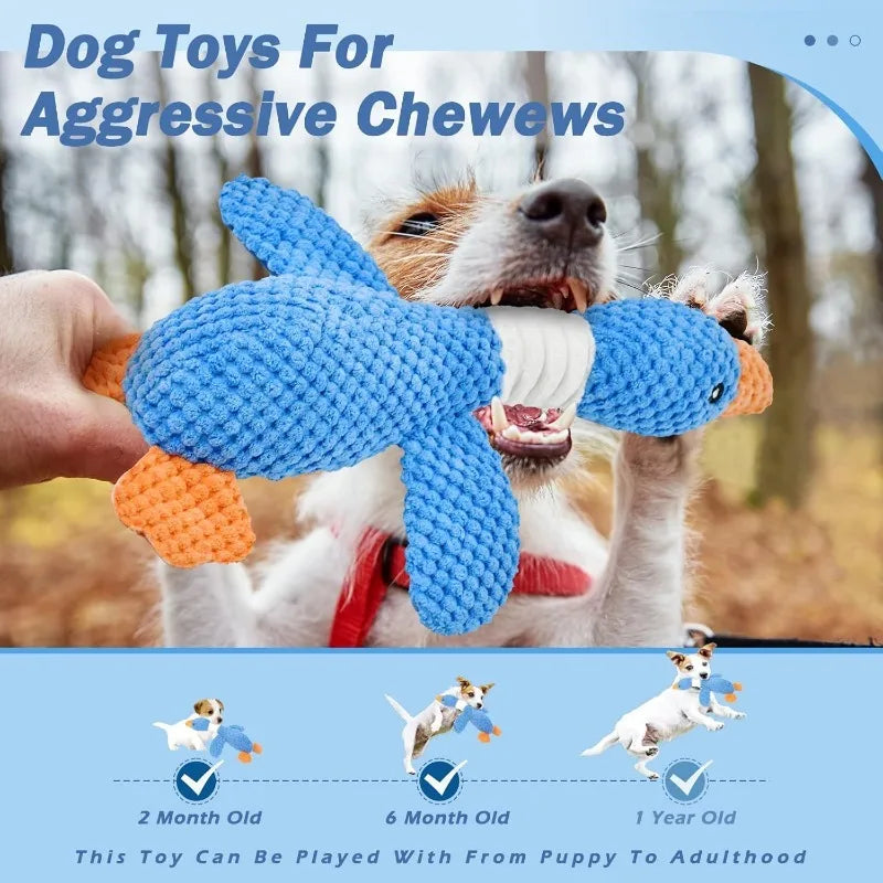 Squeaky Plush Interactive Chew Toy