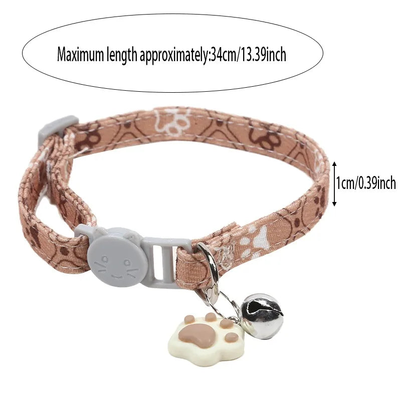 Colorful Safety Pet Collar With Bell