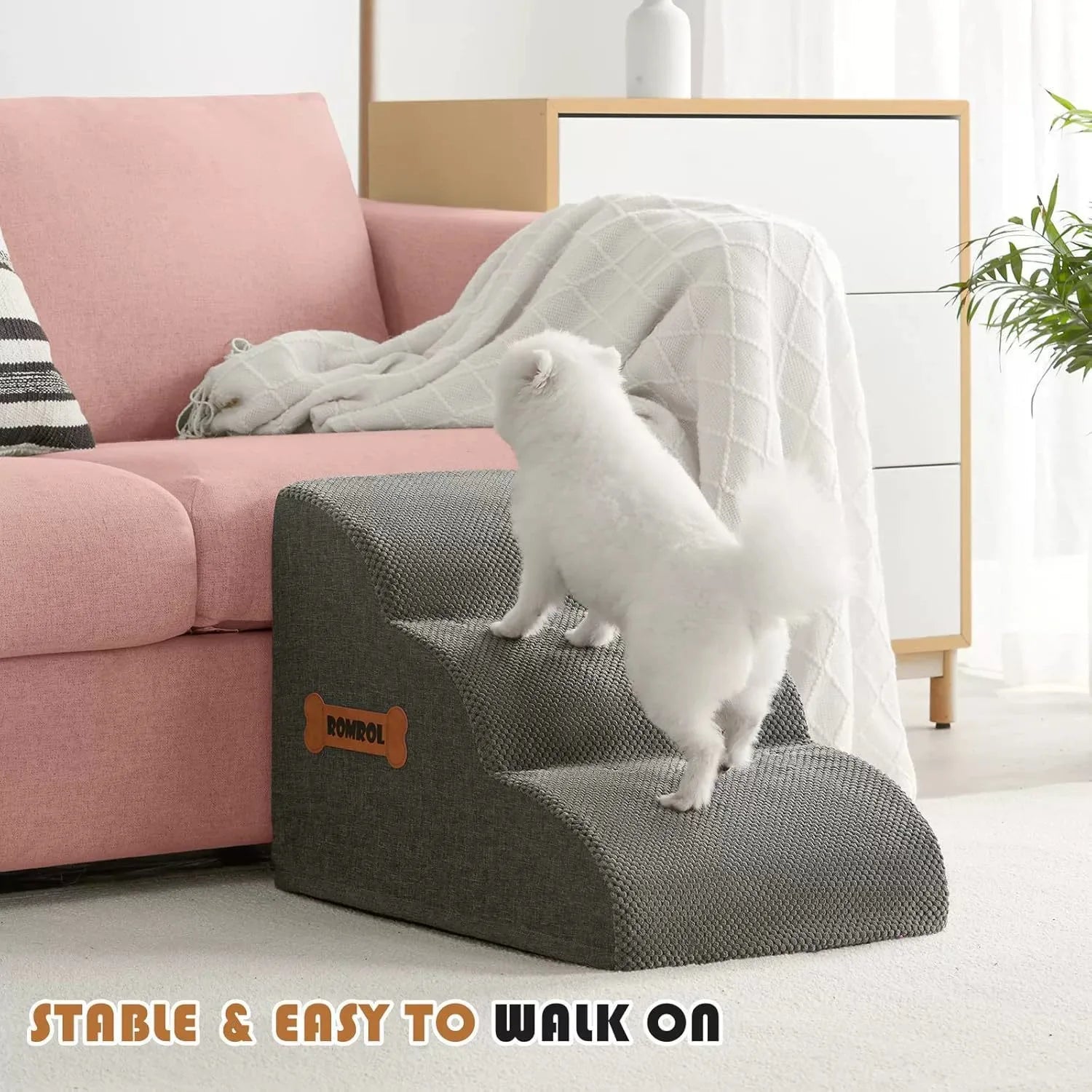 Haustierbett- & Sofa-Sicherheitsstufenrampe