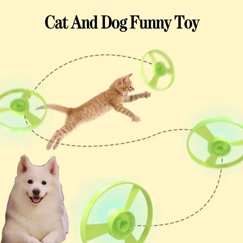 Flying Disc Launcher Cat Toy
