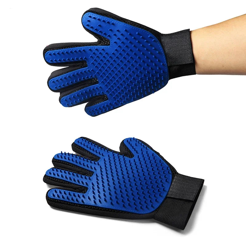 Silicone Bath & Grooming Pet Gloves
