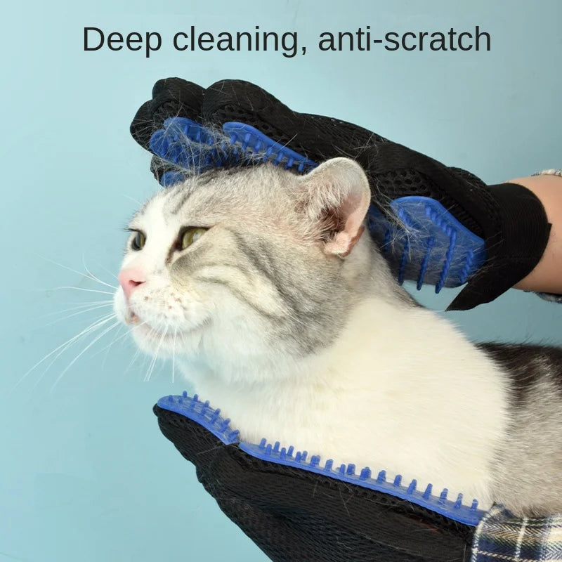 Silicone Bath & Grooming Pet Gloves