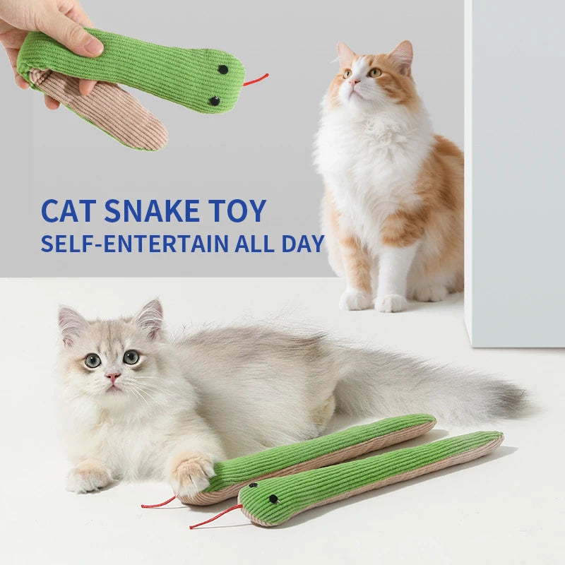 Interactive Plush Snake Kicker Toy