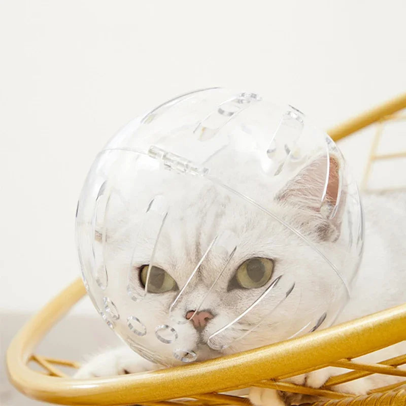 Cat head protection ball, pet grooming accessories, breathable mask, swimming helmet, cat supplies