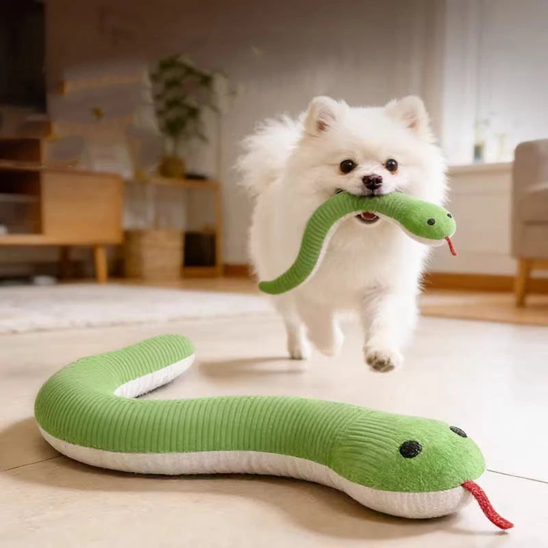 Interactive Plush Snake Kicker Toy