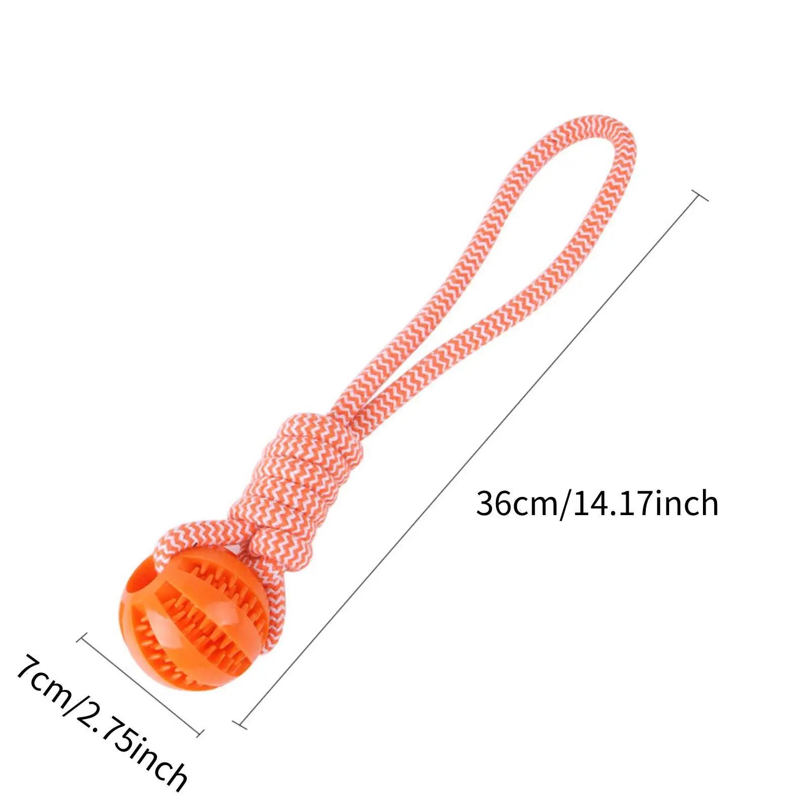 Cotton Rope Handle Treat Chew Ball