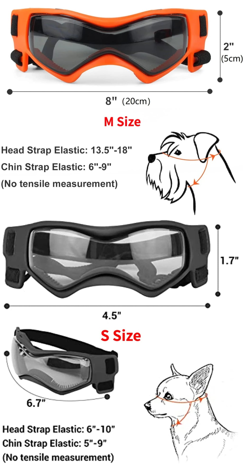 UV Protection Pet Goggles & Sunglasses