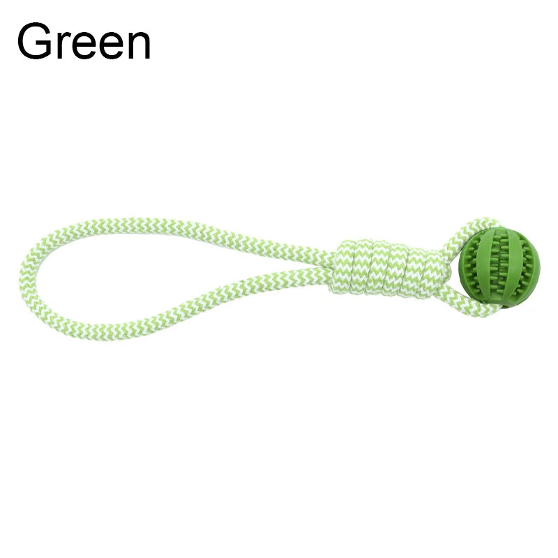 Cotton Rope Handle Treat Chew Ball