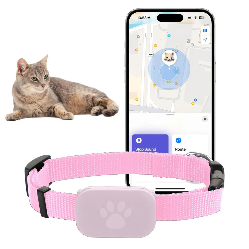Cat Trackers Cat Tracker Collar Pet Kitten Collar Multifunctional Pet Smart Trackers Pets Accessories IOS Compatible