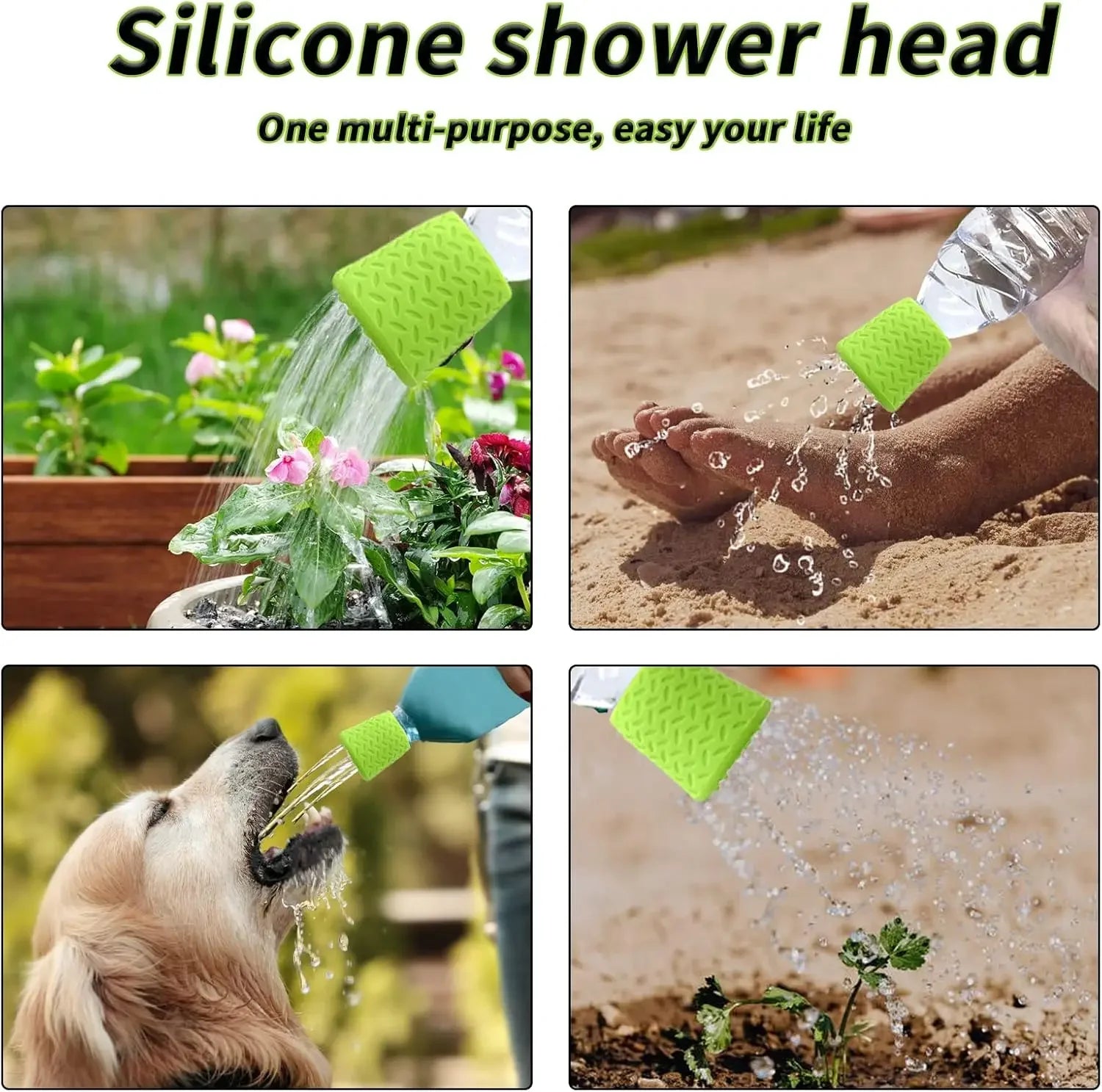 Portable Silicone Pet Shower Attachment