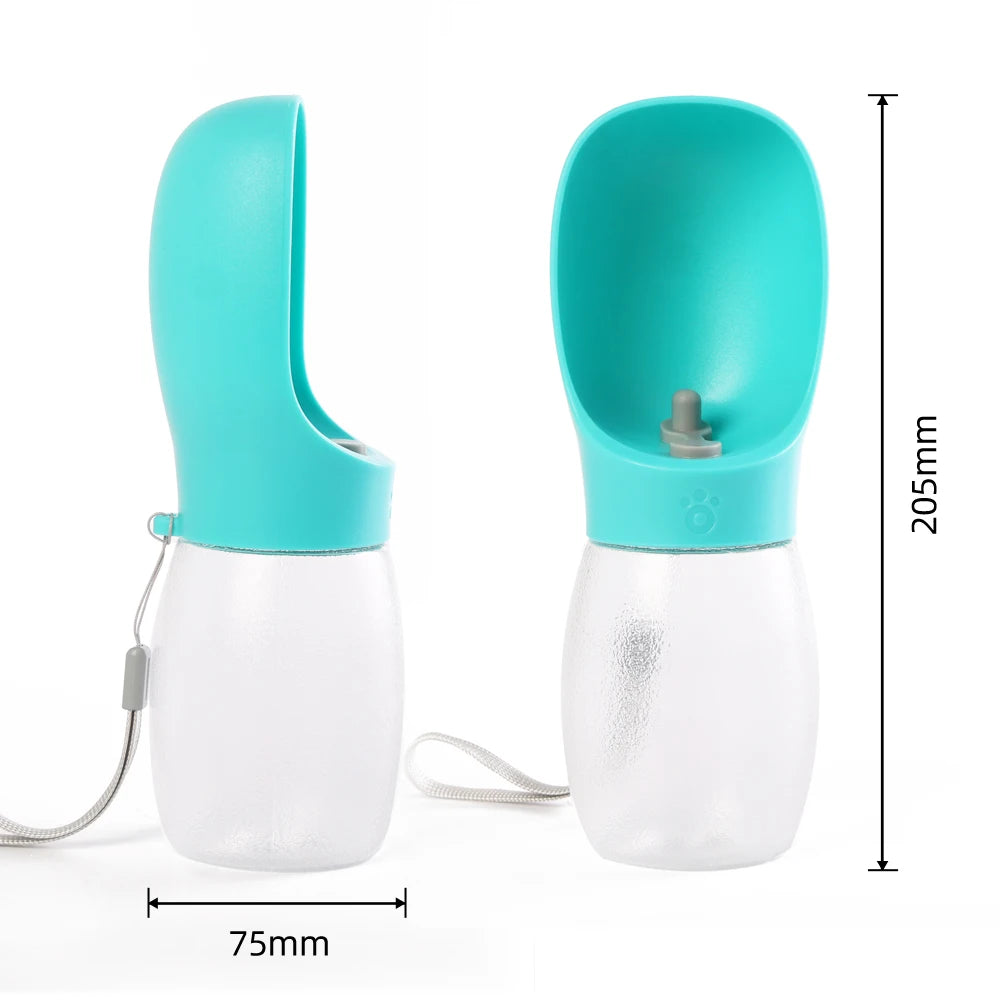 Portable 300ml Pet Travel Water Bottle