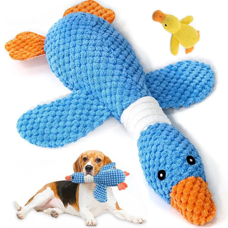 Squeaky Plush Interactive Chew Toy