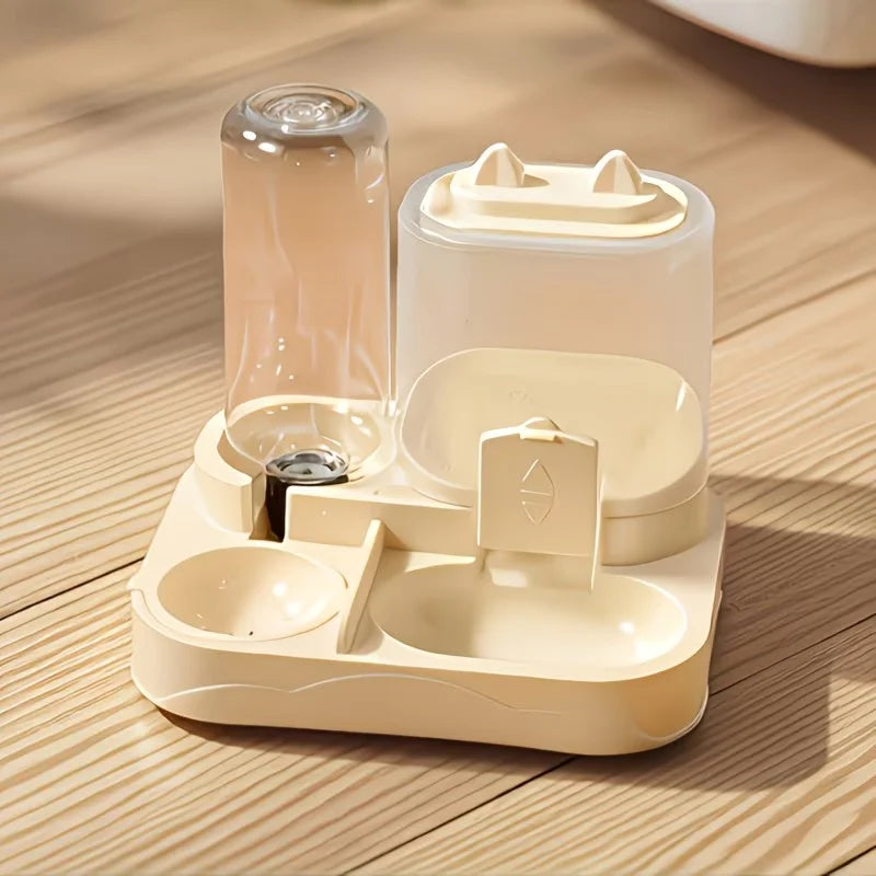 2-in-1 Automatic Pet Feeder & Water Dispenser