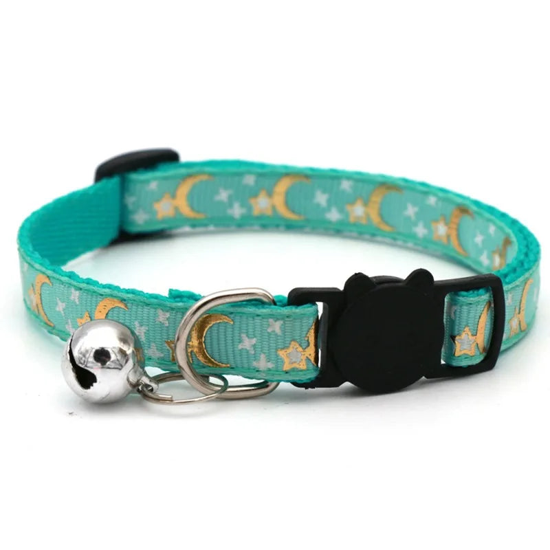 Colorful Safety Pet Collar With Bell