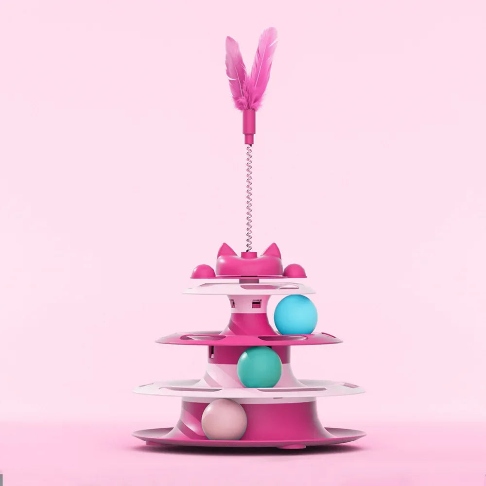 Interactive Cat Turntable Toy