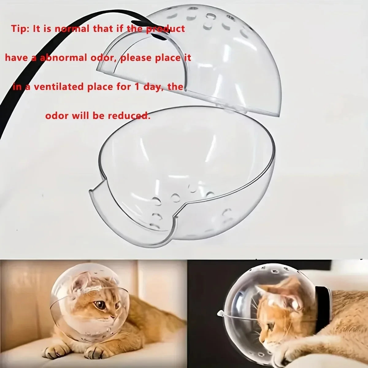 Cat head protection ball, pet grooming accessories, breathable mask, swimming helmet, cat supplies