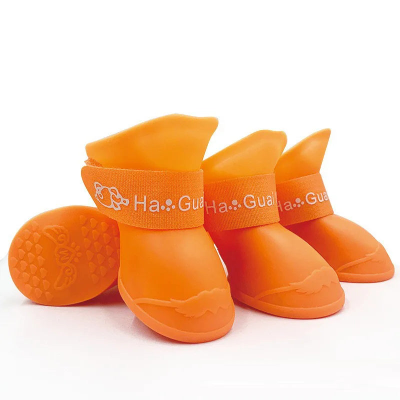 Soft Silicone Waterproof Pet Shoes