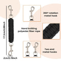 Dog Collar Safety Clip Double End Adjustable No Pull Connector Harness Safety Strap Puppy Kitten Small Medium Dogs Walking Park
