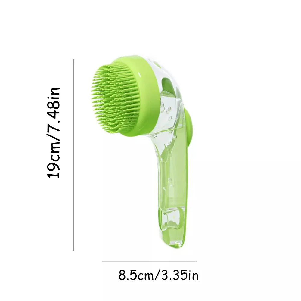 2-in-1 Pet Bath Massage Brush & Grooming Tool