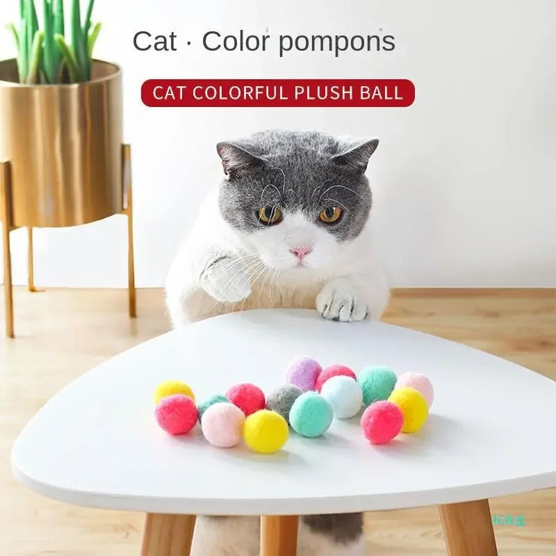 Interactive Mini Ball Launcher Cat Toy