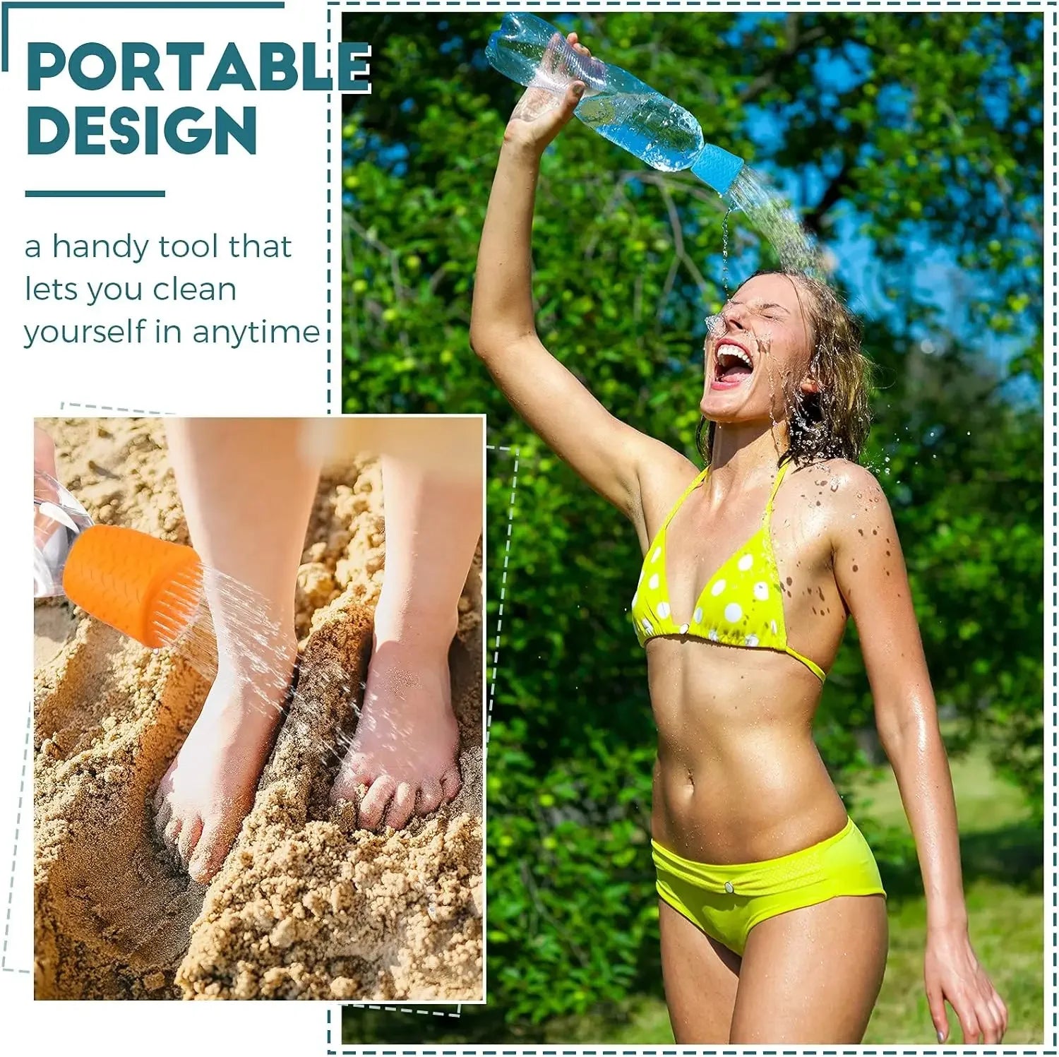 Portable Silicone Pet Shower Attachment