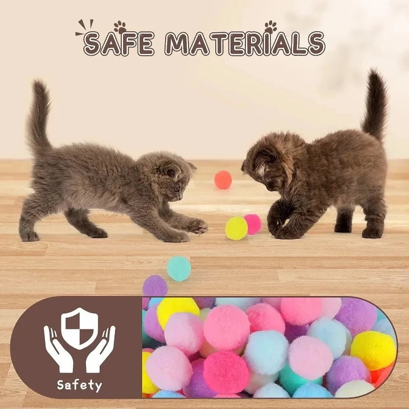 Interactive Mini Ball Launcher Cat Toy