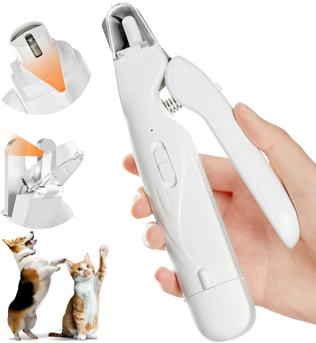LED Light Quiet Pet Nail Grinder