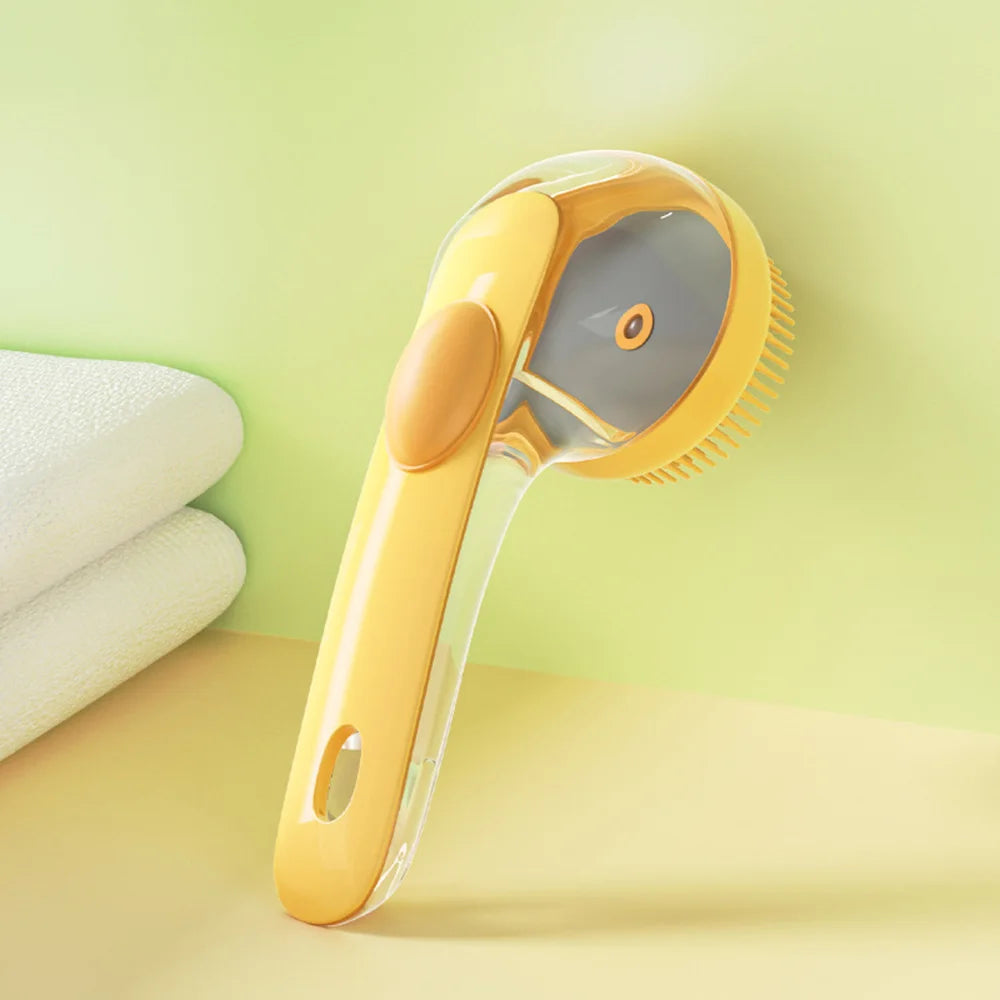 2-in-1 Pet Bath Massage Brush & Grooming Tool